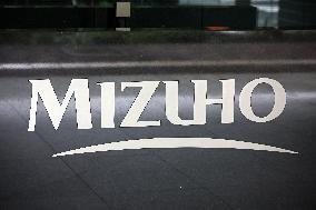 Mizuho Bank Sign and Logo